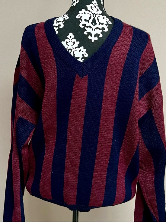 Botany 500 Other - BOTANY 500 Men’s Vintage 80s 90s NWT Striped V-Neck Sweater
